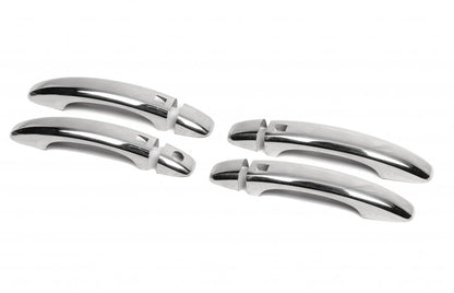 Chrome Door Handle Covers with Buttons (4 pcs, Stainless Steel) for Audi A5 2007-2015 - image 3