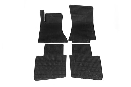 Rubber Floor Mats (4 pcs, Polytep) for Opel Omega A 1986-1993 - image 1