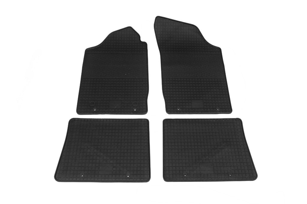 Rubber Floor Mats (4 pcs, Polytep) for Renault Symbol 2008-2013 - image 1