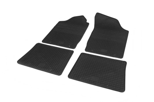 Rubber mats (4 pcs, Polytep) for Renault Symbol 2008-2013 - Reelken Auto