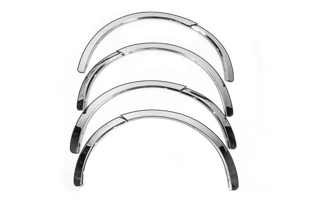 The pads on the arches (4 pieces, stainless steel) for Toyota Yaris 2006-2011 - Reelken Auto