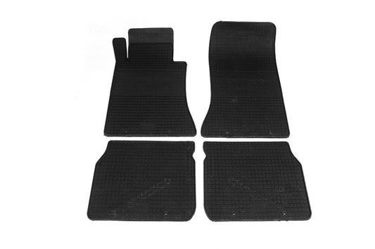 Rubber Floor Mats (4 pcs, Polytep) for Mercedes E-сlass W124 1984-1997 - image 1