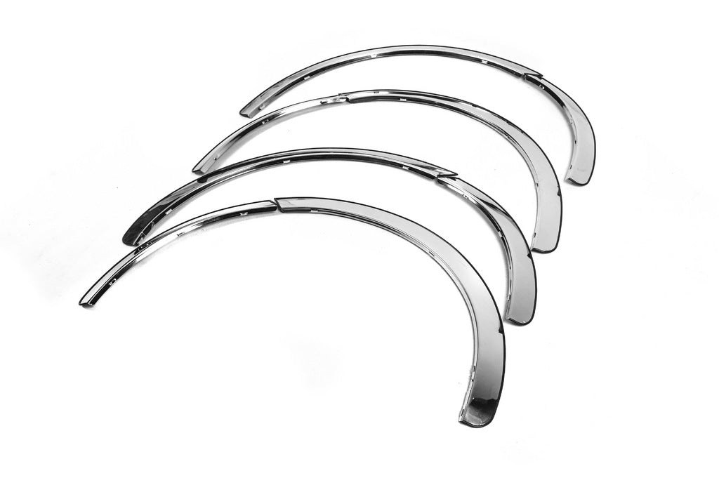 Fender flares (4 pcs, stainless steel) for Toyota Yaris 2006-2011 - image 4