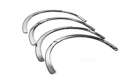 Fender flares (4 pcs, stainless steel) for Toyota Yaris 2006-2011 - image 6