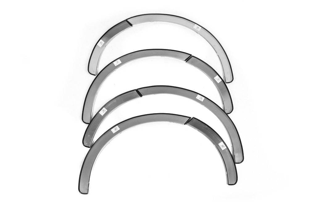 The pads on the arches (4 pieces, stainless steel) for Toyota Yaris 2006-2011 - Reelken Auto