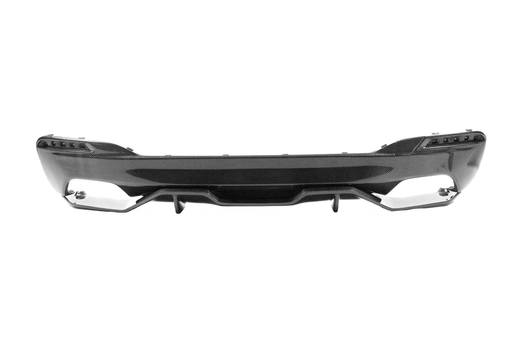 Rear Bumper Diffuser Carbon Fiber V2 (2017-2020, M-Sport) for BMW 5 Series G30/31 2017-2023 - image 4