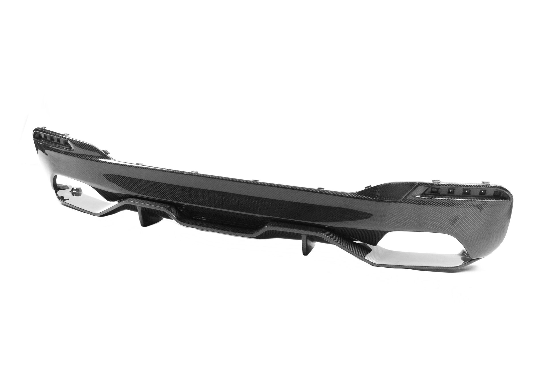 Rear Bumper Diffuser V2 (for M-Sport 2017-2020, Carbon) for BMW 5 Series G30/31 2017-2023 - image 5