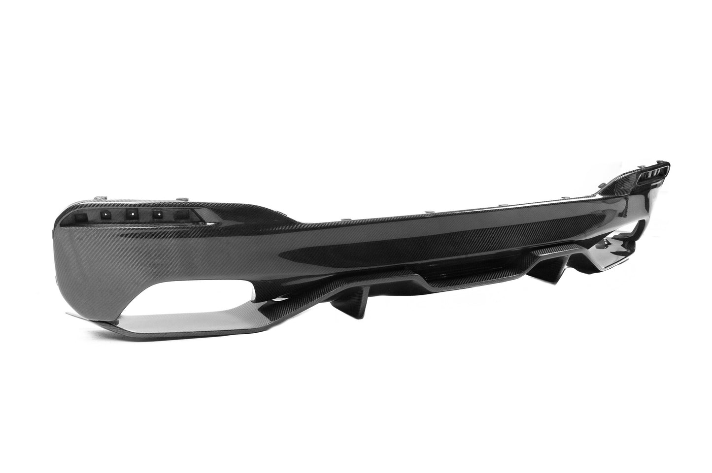 V4 rear bumper diffuser (for M-Sport/M5 F90, Carbon) for BMW 5 Series G30/G31 2017-2023 - image 11