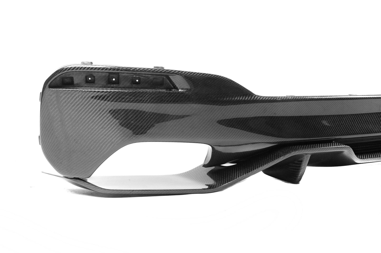 V4 rear bumper diffuser (for M-Sport/M5 F90, Carbon) for BMW 5 Series G30/G31 2017-2023 - image 12