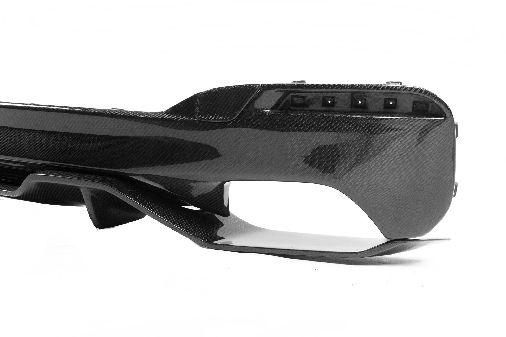 Rear Bumper Diffuser V2 (for M-Sport 2017-2020, Carbon) for BMW 5 Series G30/31 2017-2023 - image 13
