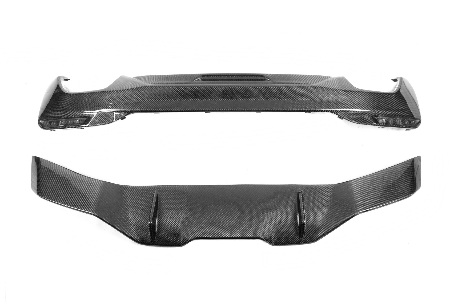 V4 rear bumper diffuser (for M-Sport/M5 F90, Carbon) for BMW 5 Series G30/G31 2017-2023 - image 18