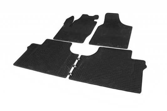 Rubber mats Polytep (4 pcs, rubber) for Volkswagen Sharan 1995-2010 - Reelken Auto
