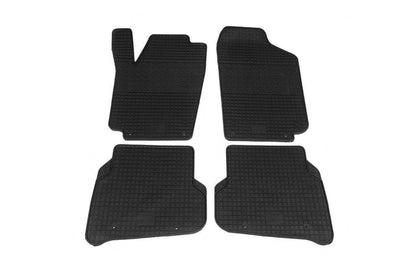 Rubber mats (4 pieces, Polytep) for Volkswagen Polo 2010-2017 - Reelken Auto