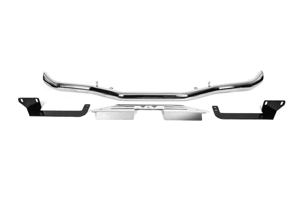 Rear guard Libao (2 pcs, stainless steel) for Toyota Land Cruiser 90 Prado 1996-2002 - image 1