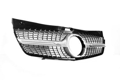 Front Grille Diamond Silver (2010-2014) for Mercedes Vito W639 2004-2014 - image 5