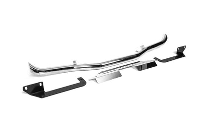 Rear guard Libao (2 pcs, stainless steel) for Toyota Land Cruiser 90 Prado 1996-2002 - image 3