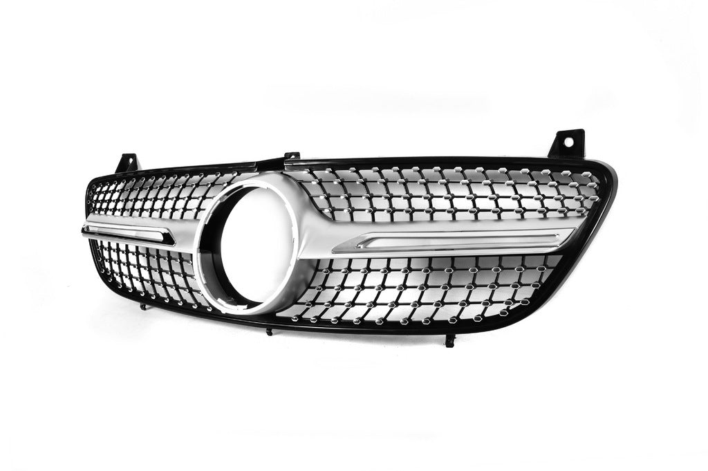 Front Grille Diamond Silver (2004-2010) for Mercedes Vito W639 2004-2014 - image 4