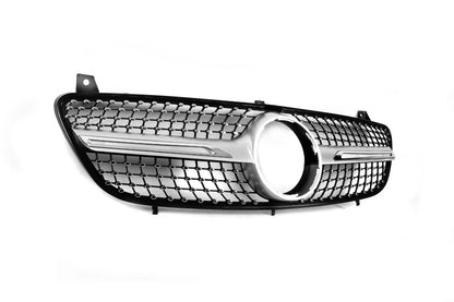 Front Grille Diamond Silver (2004-2010) for Mercedes Vito W639 2004-2014 - image 5