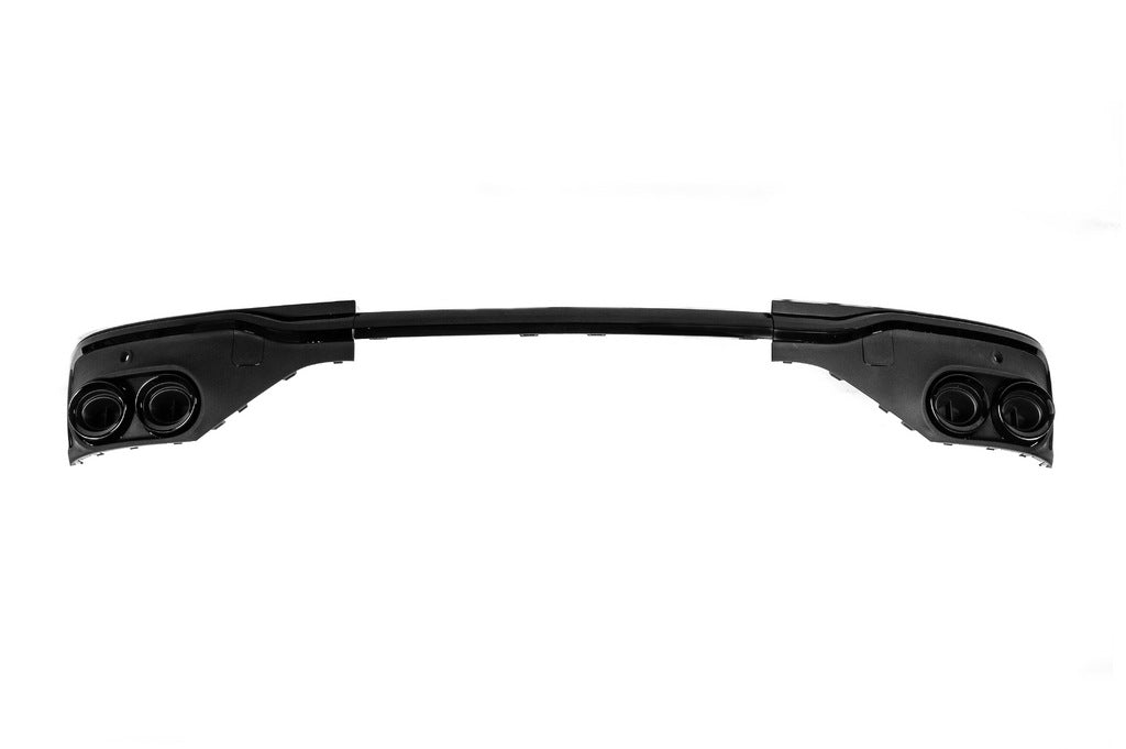 Rear Diffuser (2020-2024, with Black Tips) for Audi Q5 2017-2025 - image 1