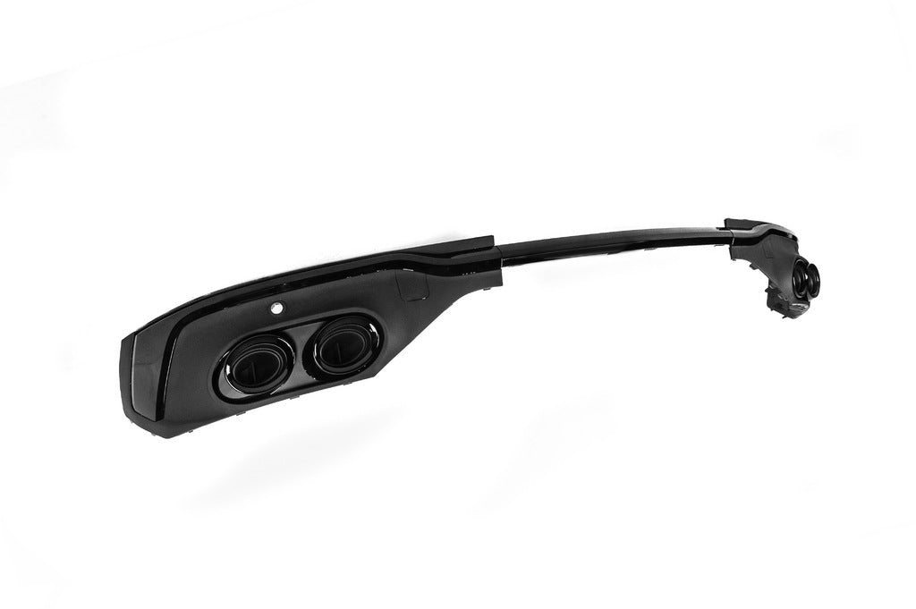 Rear diffuser (2020-2024, with nozzles Black) for Audi Q5 2017-2025 - image 4