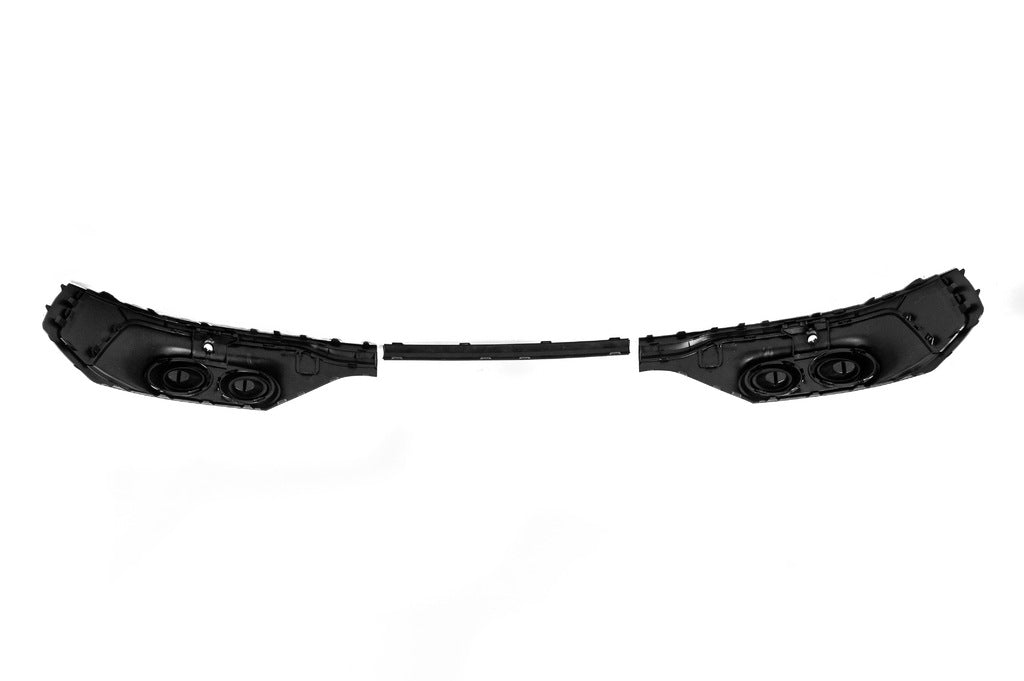 Rear diffuser (2020-2024, with nozzles Black) for Audi Q5 2017-2025 - image 6