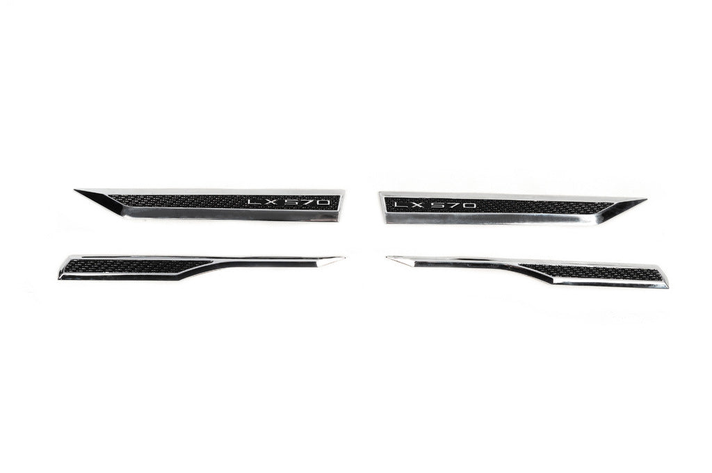 Carbon Look Badge Set (4 pcs) for Lexus LX570/450d 2008-2022 - image 6