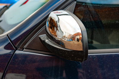 Mirror Covers (2 pcs, Stainless Steel) for BMW X5 E-70 2007-2013 - image 3