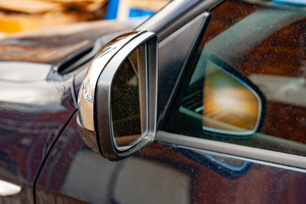 Lining the mirrors (2 piece, stainless steel) for BMW X5 E-70 2007-2013 - Reelken Auto