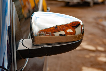 Mirror Covers (2 pcs, Stainless Steel) for BMW X5 E-70 2007-2013 - image 1