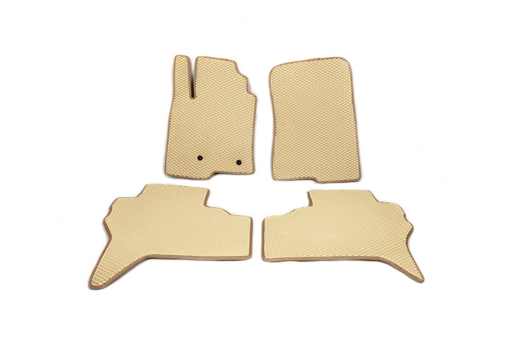 EVA Floor Mats (Beige) for Mitsubishi Pajero Wagon IV 2006-2021 - image 1