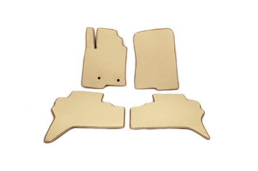 EVA Floor Mats (Beige) for Mitsubishi Pajero Wagon III 1999-2006 - image 1