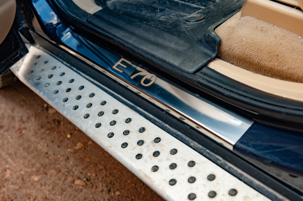 Door Sill Covers (4 pcs, Stainless Steel) for BMW X5 E70 2007-2013 - image 5