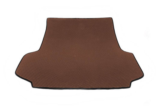 Trunk mat (EVA, Brown) for Mitsubishi Pajero Sport 2008-2015 - Reelken Auto