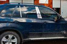 Stainless Steel Door Pillar Trim for BMW X5 E-70 2007-2013 - image 1