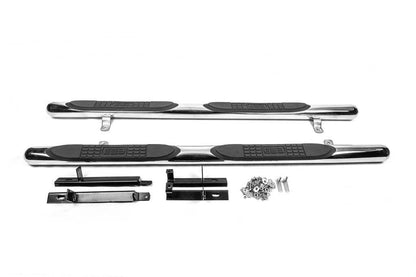 Side pipes (2 pieces, stainless steel) for Chevrolet Niva - Reelken Auto