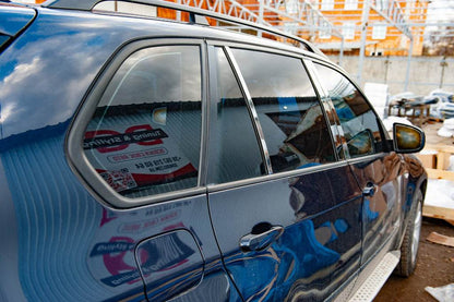Moldings door racks (stainless steel). for BMW X5 E-70 2007-2013 - Reelken Auto