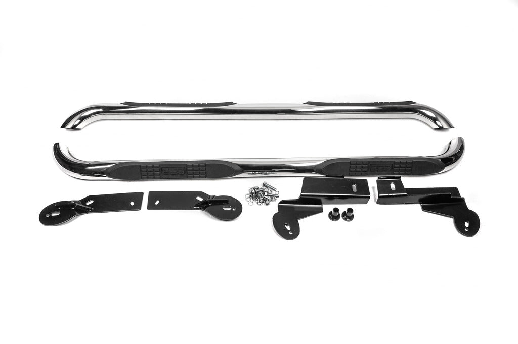 Side bars for long wheelbase L 169.5 cm (76mm, 2 pcs, stainless steel) for Toyota Rav 4 2006-2013 - image 2