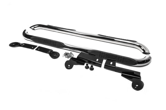 Side pipes for long base L 169.5 cm (76mm, 2 pcs, stainless steel) for Toyota Rav 4 2006-2013 - Reelken Auto
