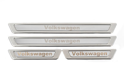 Universal Door Sill Protectors Volkswagen V-1 (4 pcs, Stainless Steel) for Volkswagen - image 4