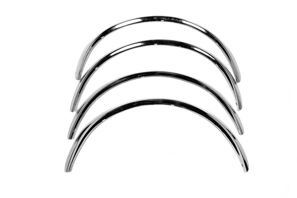 Fender flares (4 pcs, stainless steel) for Audi A4 B6 2000-2004 - image 2
