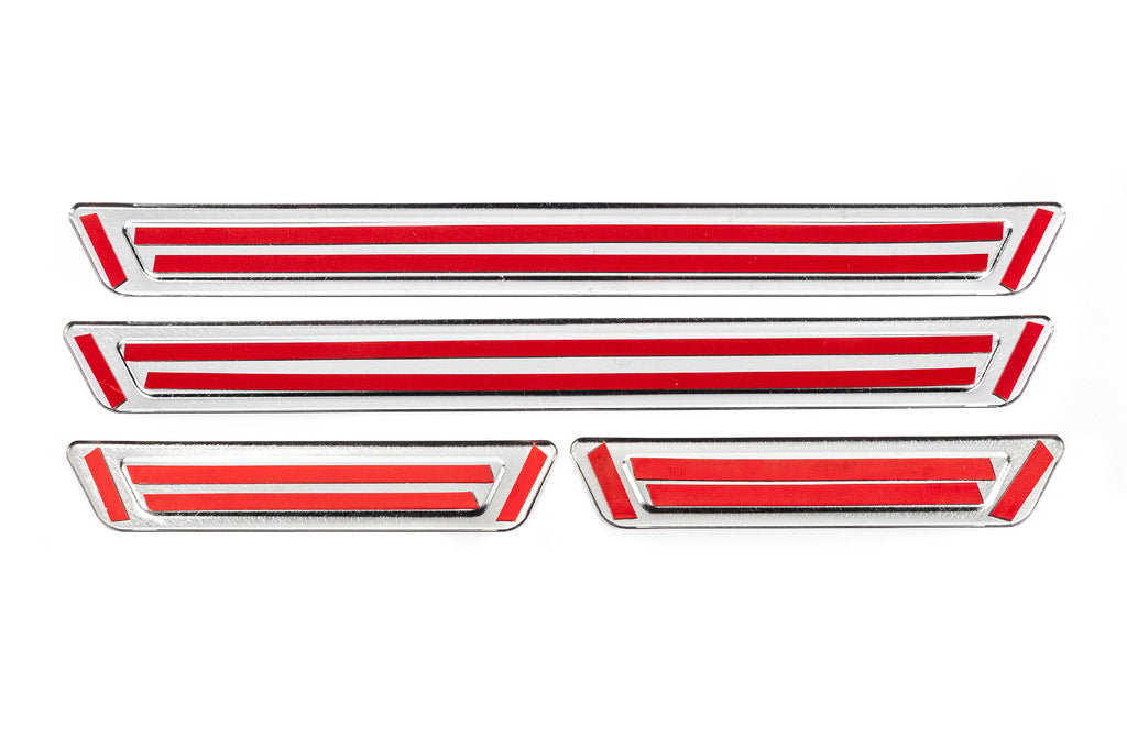 Universal Door Sill Protectors Opel V-1 (4 pcs, Stainless Steel) for Opel - image 4