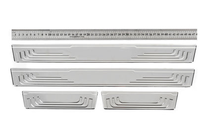 Universal sill plates Toyota V-2 (4 pcs., stainless steel) for Toyota - image 1