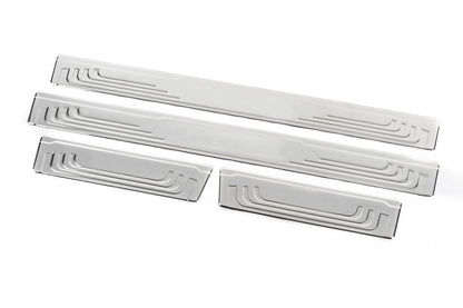 Universal sill plates Toyota V-2 (4 pcs., stainless steel) for Toyota - image 2