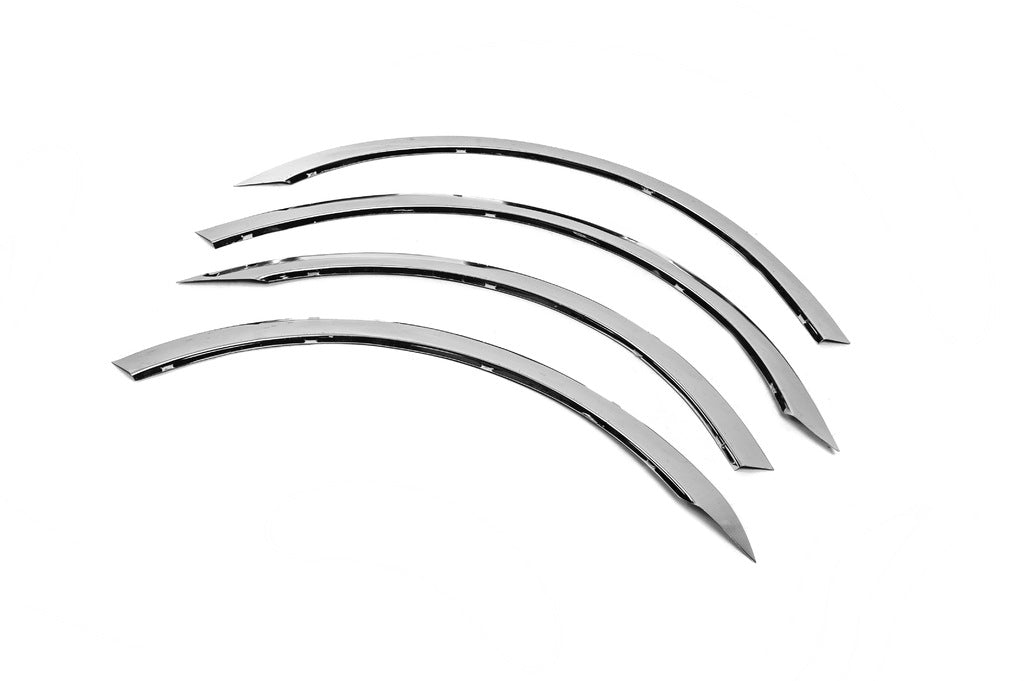 Fender flares (4 pcs, stainless steel) for BMW 5 Series E-60/61 2003-2010 - image 1