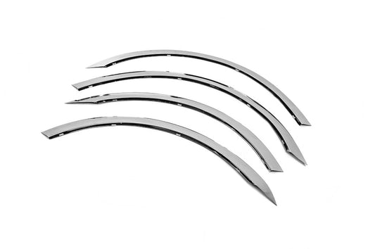 Fender flares (4 pcs, stainless steel) for BMW 5 Series E60/E61 2003-2010 - image 1