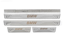 Universal Door Sill Protectors BMW V-2 (4 pcs, Stainless Steel) for BMW - image 1