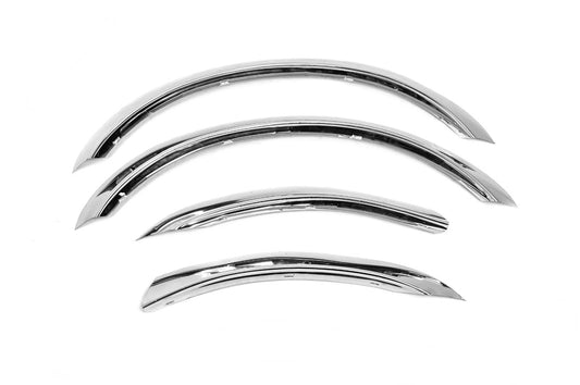 Fender flares (4 pcs, stainless steel) for Opel Omega B 1994-2003 - image 2