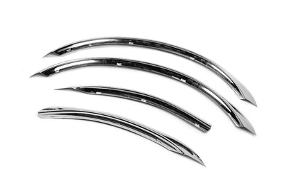 Fender flares (4 pcs, stainless steel) for Opel Omega B 1994-2003 - image 3