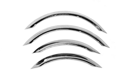 Fender flares (4 pcs, stainless steel) for Mercedes C-class W202 1993-2001 - image 2