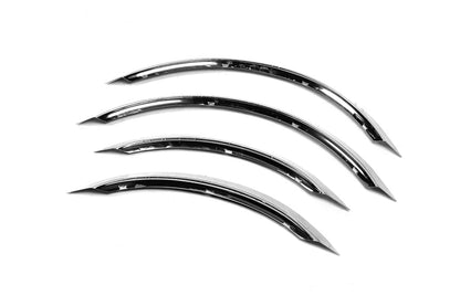 Fender flares (4 pcs, stainless steel) for Mercedes C-class W202 1993-2001 - image 3